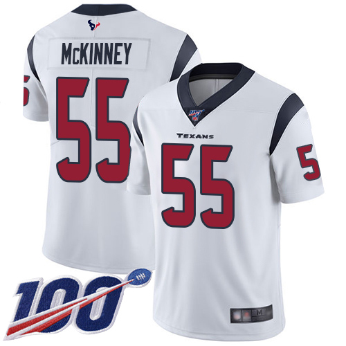 Houston Texans Limited White Men Benardrick McKinney Road Jersey NFL Football #55 100th Season Vapor Untouchable